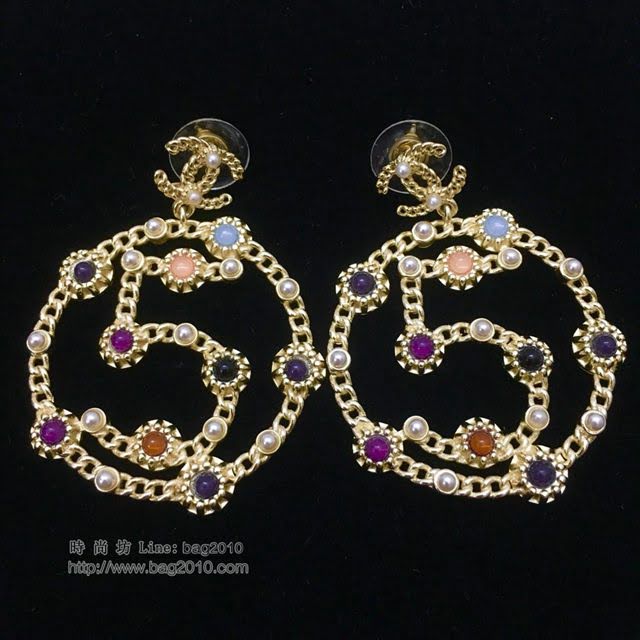 chanel耳環 19New arrival重工 超級壓軸款 香奈兒耳環  gzsc1307